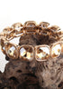Boho Bracelet, RH Armbander Bracelet, Gold Crystal